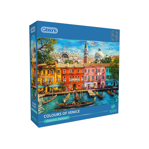 Gibsons Colours of Venice Jigsaw Puzzle 1000 Pieces (GIB063950)