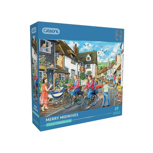 Gibsons Merry Midwives Jigsaw Puzzle 1000 Pieces (GIB064018)