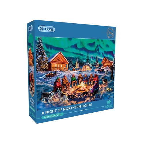 Gibsons A Night of Northern Lights Jigsaw Puzzle 1000 Pieces (GIB064070)