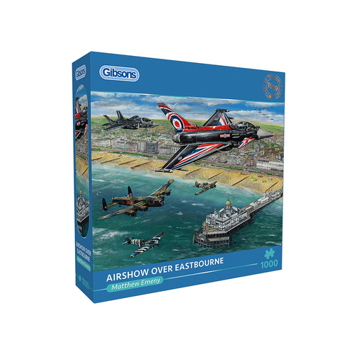 Gibsons Airshow Over Eastbourne Jigsaw Puzzle 1000 Pieces (GIB064131)