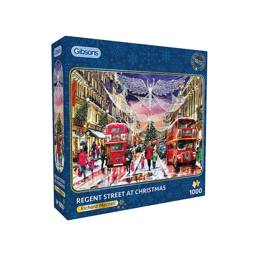 Gibsons Regent Street Christmas Jigsaw Puzzle 1000 Pieces (GIB064186)