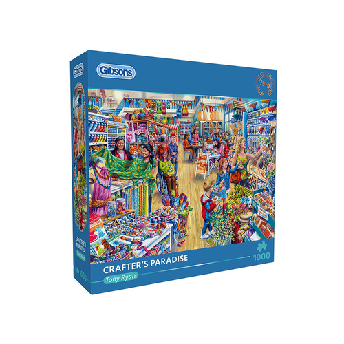 Gibsons Crafters Paradise Jigsaw Puzzle 1000 Pieces (GIB064261)