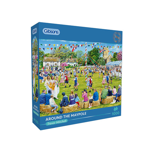 Gibsons Around the Maypole Jigsaw Puzzle 1000 Pieces (GIB064292)