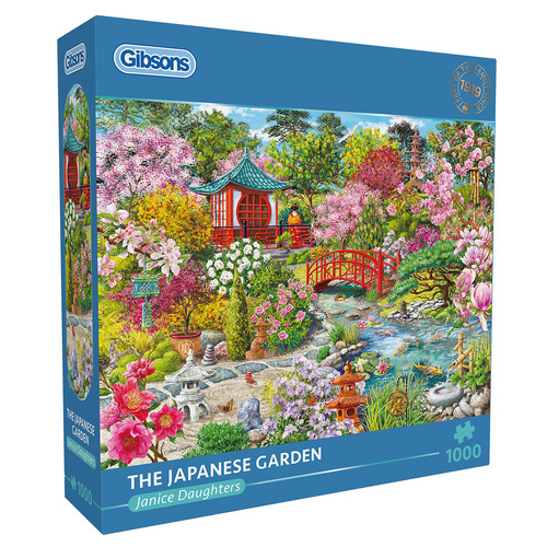 Gibsons The Japanese Garden Jigsaw Puzzle 1000 Pieces