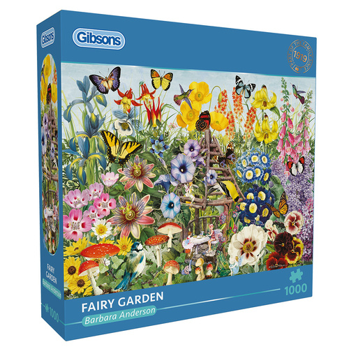 Gibsons Fairy Garden by Barbara Anderson Jigsaw Puzzle 1000 Pieces