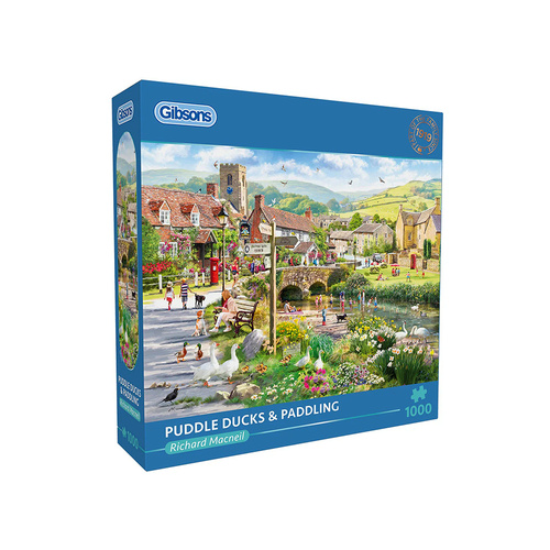 Gibsons Puddle Ducks & Paddling Jigsaw Puzzle 1000 Pieces (GIB064339)