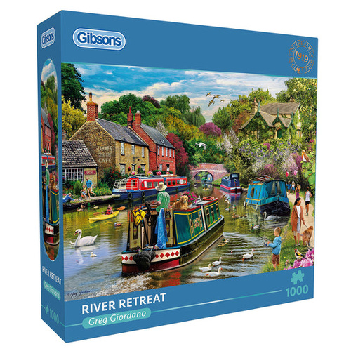 Gibsons River Retreat by Greg Giordano Jigsaw Puzzle 1000 Pieces