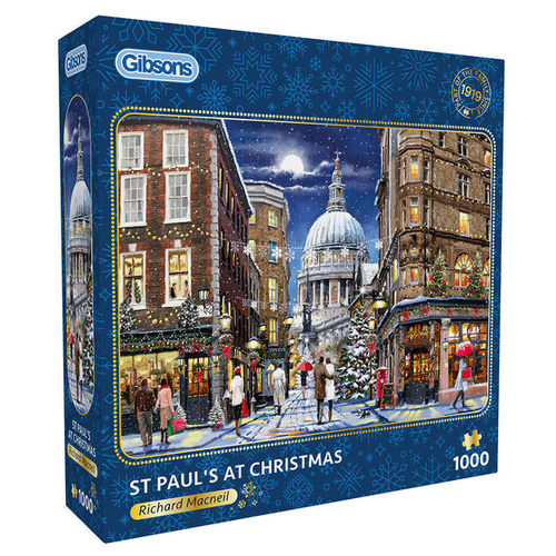 Gibsons St Paul's at Christmas Jigsaw Puzzle 1000 Pieces
