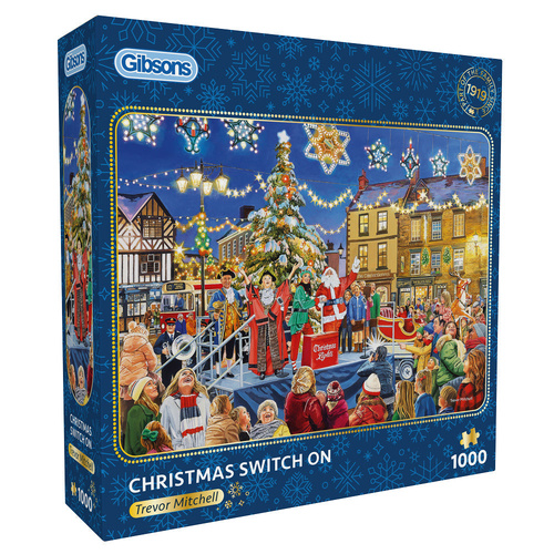 Gibsons Christmas Switch On Jigsaw Puzzle 1000 Pieces