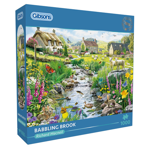 Gibsons Babbling Brook by Richard Macneil Jigsaw Puzzle 1000 Pieces