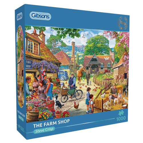 Gibsons The Farm Shop by Steve Crisp Jigsaw Puzzle 1000 Pieces