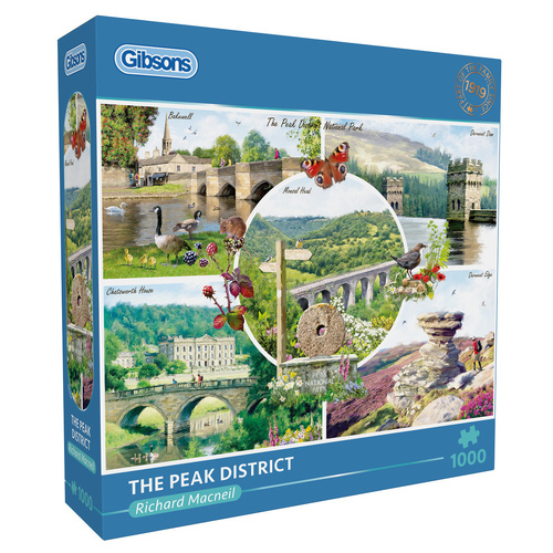 Gibsons The Peak District by Richard Macneil Jigsaw Puzzle 1000 Pieces