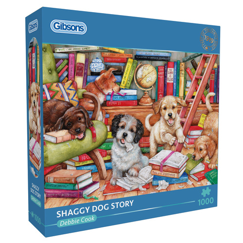 Gibsons Shaggy Dog Story by Debbie Cook Jigsaw Puzzle 1000 Pieces