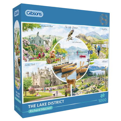 Gibsons The Lake District by Richard MacNeil Jigsaw Puzzle 1000 Pieces