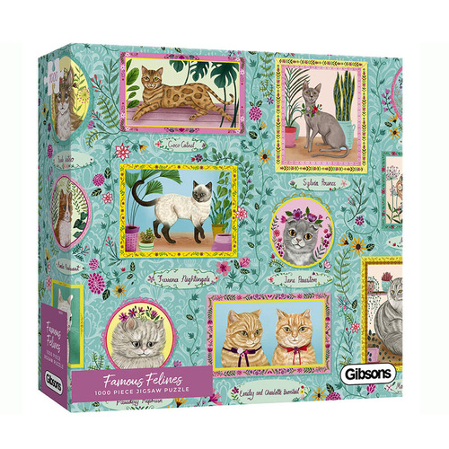 Famous Felines Jigsaw Puzzles 1000 Pieces (GIB066036)