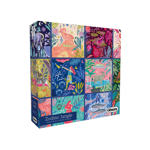 Gibsons Zodiac Jungle Adult Jigsaw Puzzle 1000 Pieces (GIB066227)