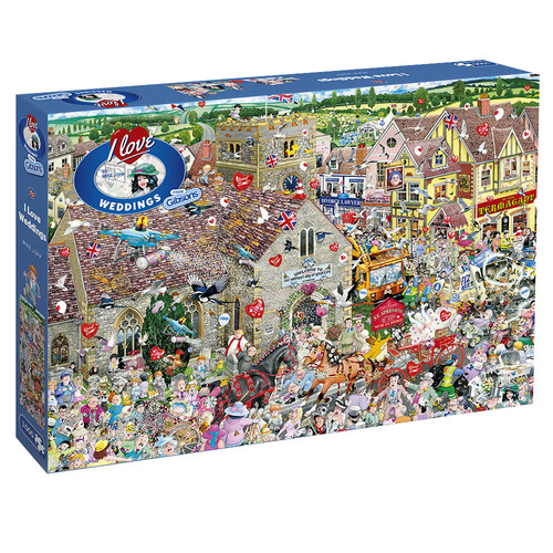 I Love Weddings Jigsaw Puzzles 1000 Pieces (GIB070958)
