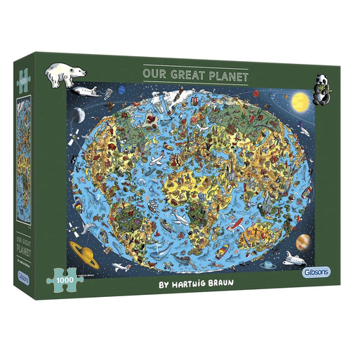 Gibsons Our Great Planet Jigsaw Puzzle 1000 Pieces (GIB071108)