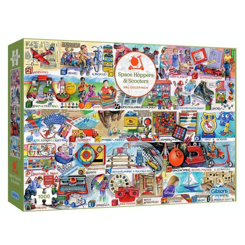 Space Hoppers & Scooters Jigsaw Puzzles 1000 Pieces (GIB071115)