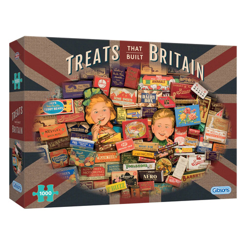 Gibsons Treats That Built Britain Jigsaw Puzzle 1000 Pieces (GIB071269)