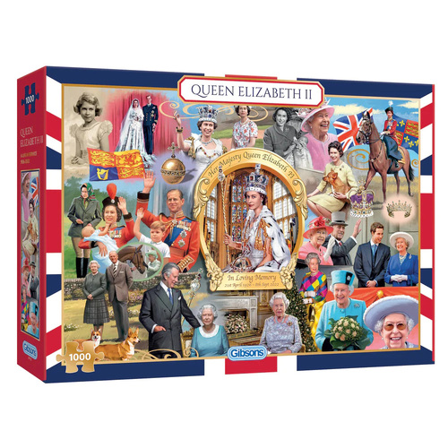 Gibsons Queen Elizabeth II Jigsaw Puzzle 1000 Pieces (GIB071320)