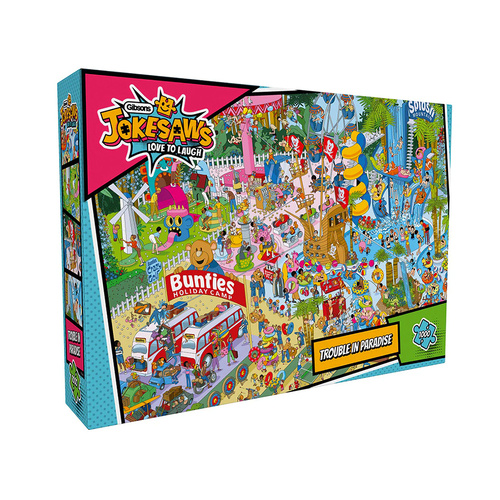 Gibsons Jokesaws Trouble Paradise Jigsaw Puzzle 1000 Pieces (GIB071436)