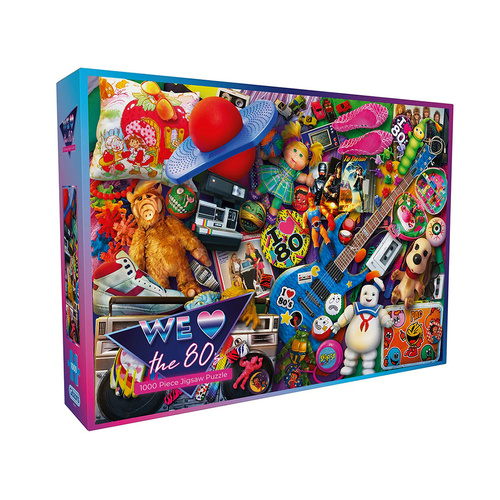 Gibsons We Love the 80s Jigsaw Puzzle 1000 Pieces (GIB071450)