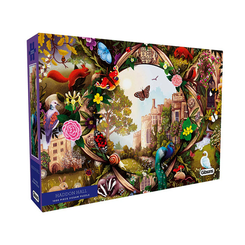 Gibsons Haddon Hall Adult Jigsaw Puzzle 1000 Pieces (GIB071542)