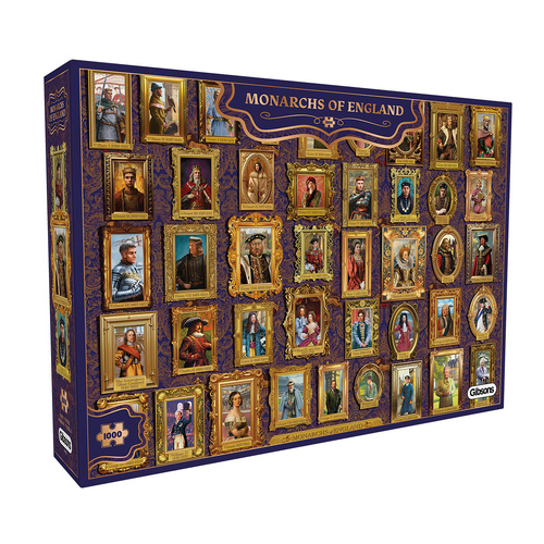 Gibsons Monarchs of England Jigsaw Puzzle 1000 Pieces
