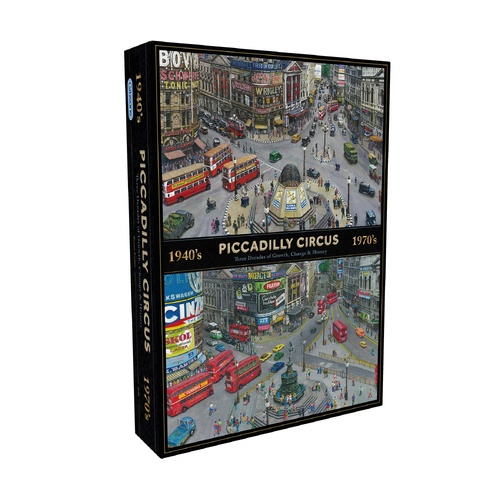 Gibsons Piccadilly Circus Through the Decades Jigsaw Puzzle 1000 Pieces