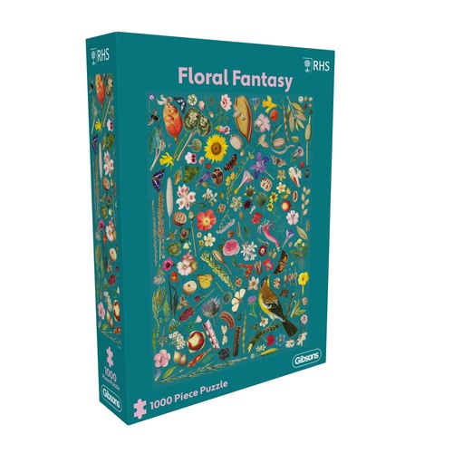 Gibsons RHS Floral Fantasy Jigsaw Puzzle 1000 Pieces