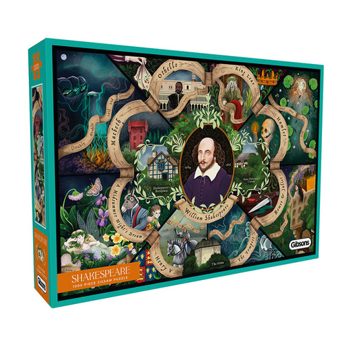 Gibsons Shakespeare by Anna Stead Adult Jigsaw Puzzle 1000 Pieces