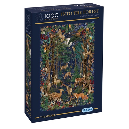 Gibsons The Art File: Into the Forest Jigsaw Puzzle 1000 Pieces