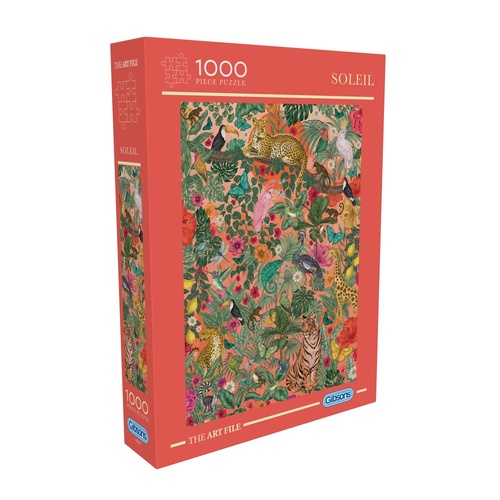 Gibsons The Art File: Soleil Jigsaw Puzzle 1000 Pieces