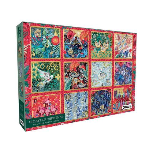 Gibsons 12 Days of Christmas Jigsaw Puzzle 1000 Pieces (GIB076011)