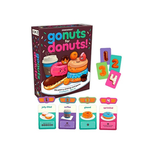 GO NUTS FOR DONUTS Card Game (GWI111)