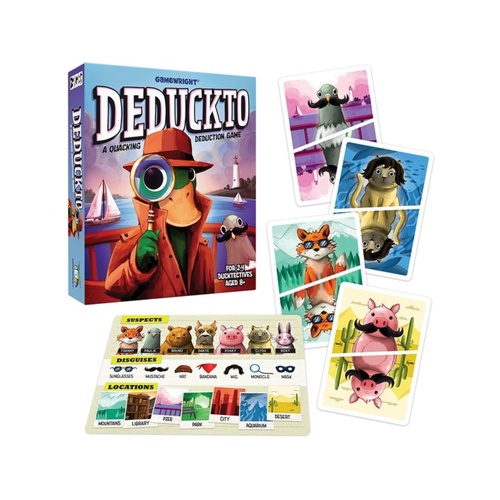 Gamewright Deduckto Quacking Deduction Game 2-4 Players Ages 8+