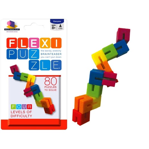 Flexi Puzzle - Bendy Stretchy! Colourful Cubes (GWI8001)