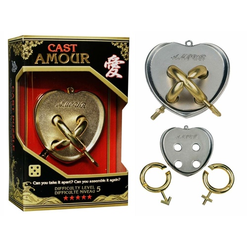 HANAYAMA L5 CAST PUZZLE AMOUR (HAN90017)