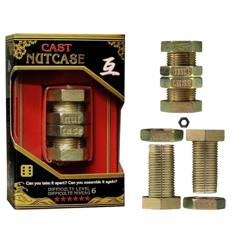 HANAYAMA L6 CAST PUZZ. NUTCASE (HAN90035)