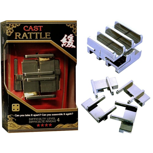 HANAYAMA L4 CAST PUZZLE RATTLE (HAN90052)