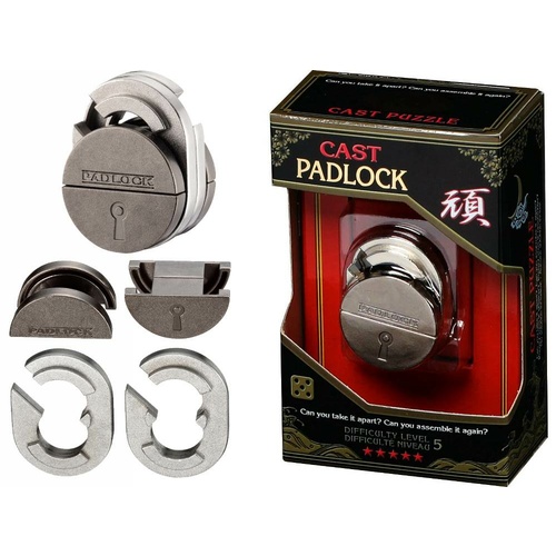 HANAYAMA L5 CAST PUZZL.PADLOCK (HAN90071)