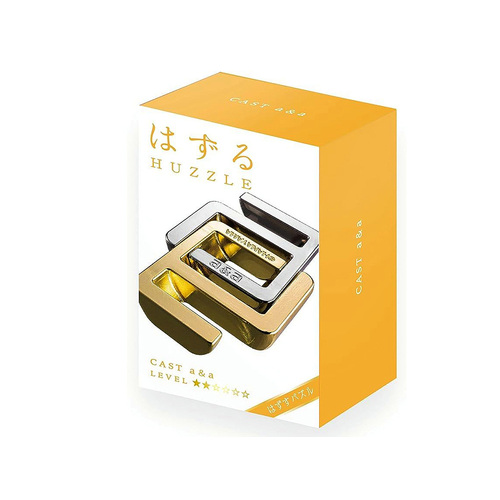 Hanayama Huzzle Level 2 Cast A & A Brain Teaser Puzzle (HAN90182)