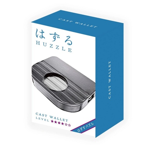Hanayama Huzzle Wallet L4 Cast Puzzle by Koichi Miura