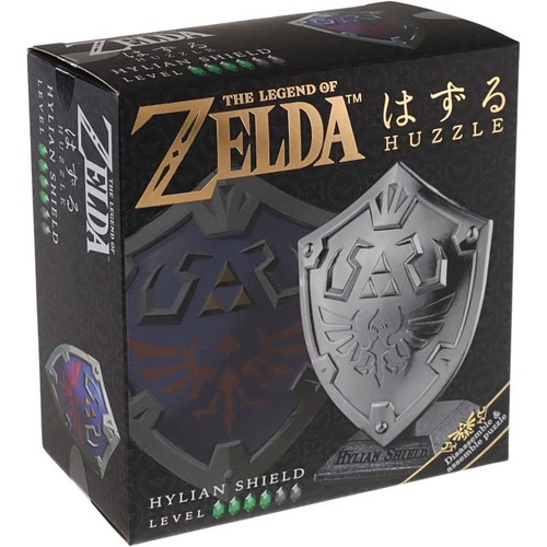 Hanayama Legend of Zelda Hylian Shield Brain Teaser Metal Puzzle