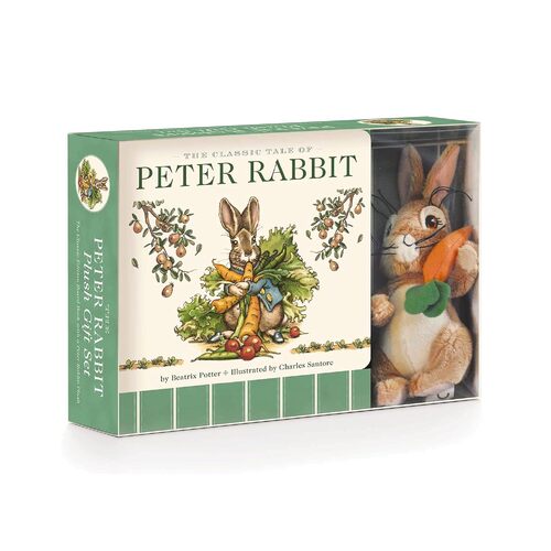 The Classic Tale of Peter Rabbit by Beatrix Potter Plush Gift Set (HAR432325)