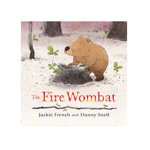 Harper Collins The Fire Wombat Childrens Book Softcover (HAR759349)