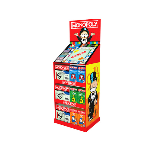 Monopoly Free Standing Display for Monopoly Classic Board Games (HASAU240)