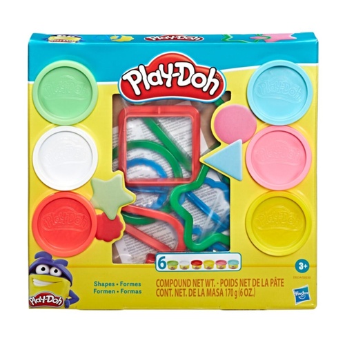 Play-Doh Fundamentals Starters: Shapes Craft Set for Kids Ages 3+