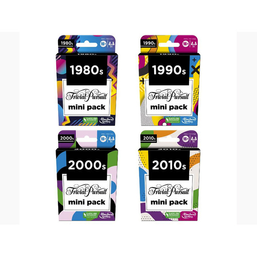Hasbro Trivial Pursuit Mini Pack Card Game 2+ Players Ages 16+ (HASF4014)